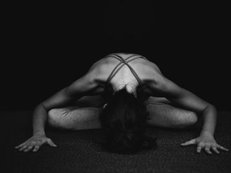Yoga och mindfulness illustration